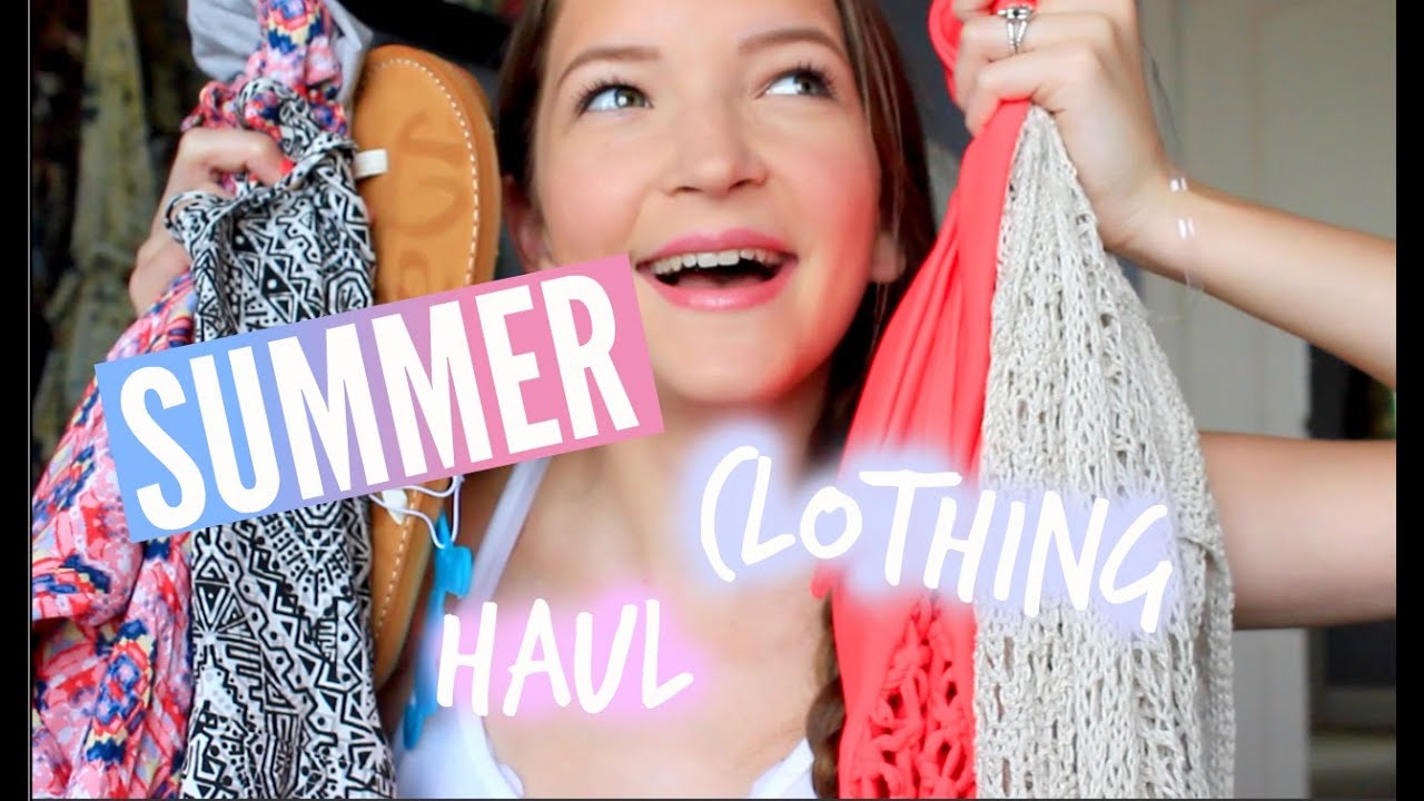 Summer Clothing Haul!! YouTube