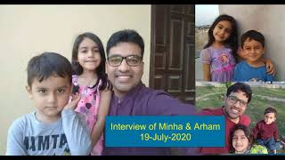 Intereview of Minha Mir & M Arham Mir  by Kamran Mir