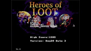 HEROES OF LOOT ( SEGA GENESIS ( MEGADRIVE ) BETA 3 - 2022 screenshot 2