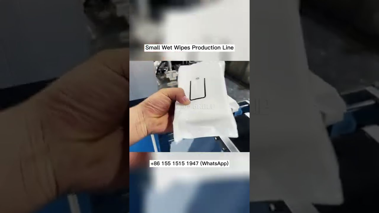 SUNY Group wet wipes production line 