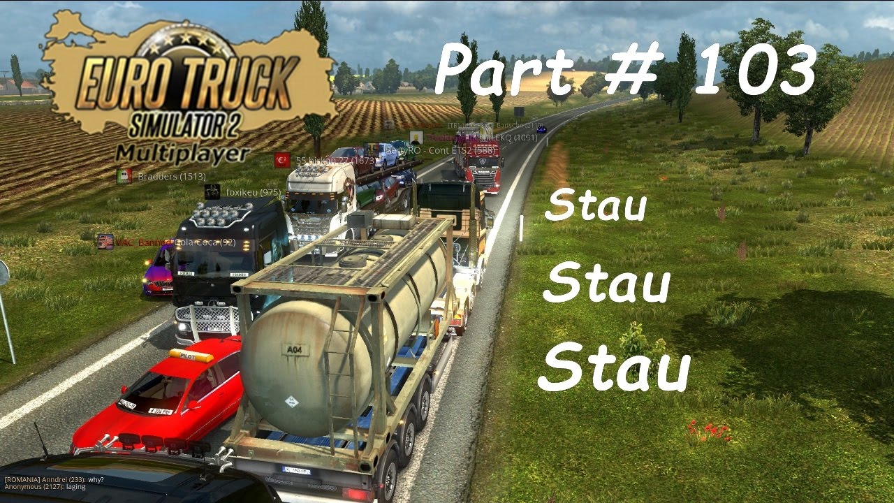 ETS 2 Multiplayer Part 103 Stau Stau Stau YouTube