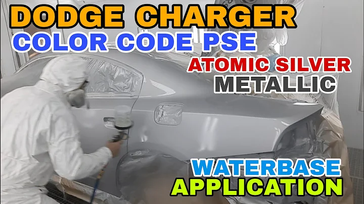 DODGE CHARGER COLOR CODE-PSE ATOMIC SILVER MET. WATERBASE APPLICATION #autorefinish  #waterbased