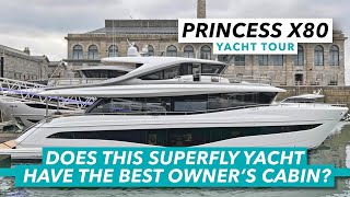 Does the Princess X80 have the best master cabin in its class? MBY exclusive yacht tour