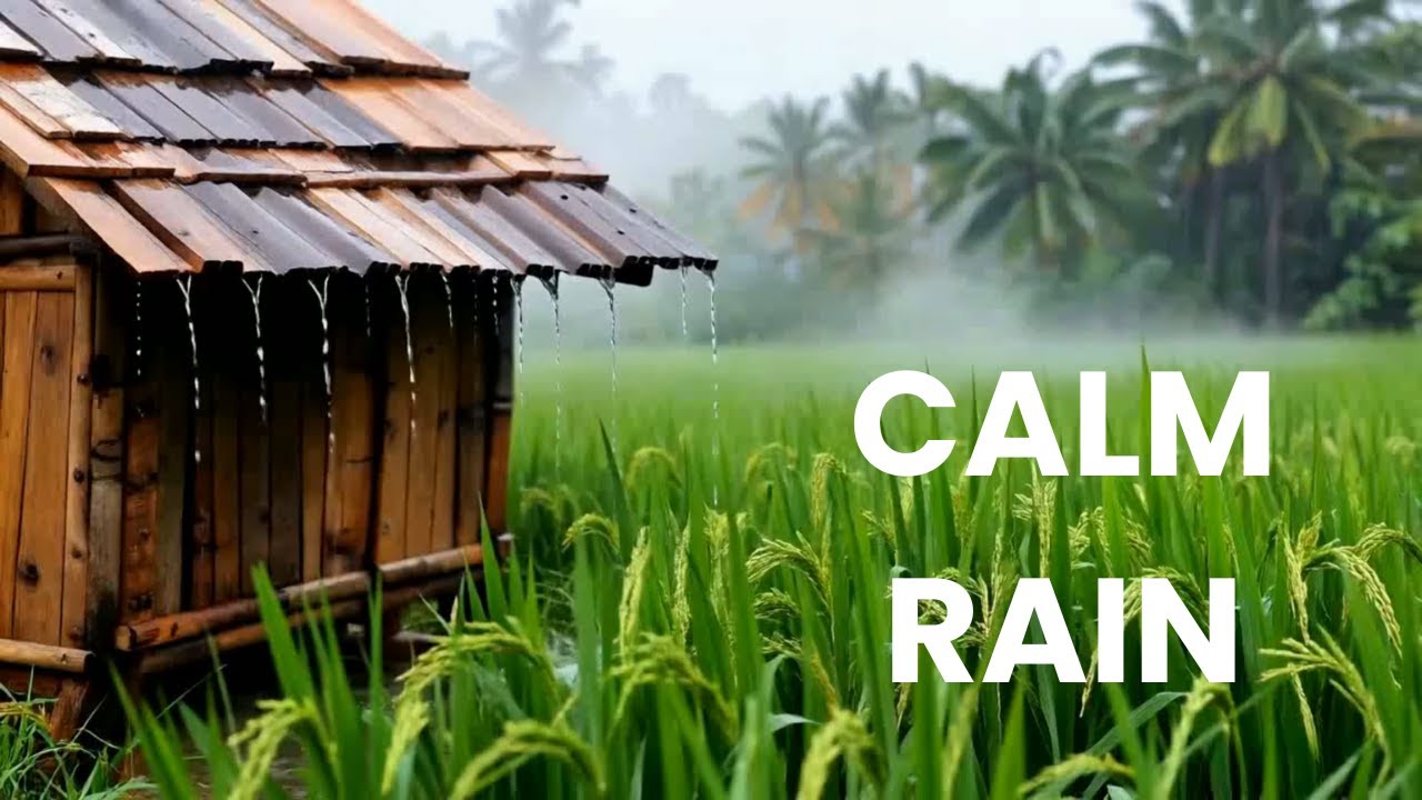 Rain in the Countryside Hut — Calm Ambience