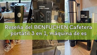 Reseña del BENFUCHEN Cafetera portátil 3 en 1, máquina de espresso de 19 bares con calentamiento aut