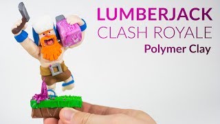 Дровосек (Clash Royale) - урок по лепке из полимерной глины