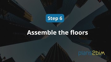 How to assemble floors in Plans2BIM?