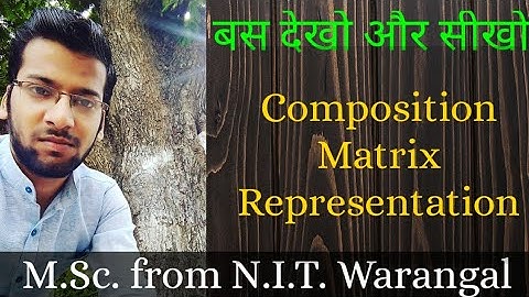 COMPOSITION MATRIX REPRESENTATION//COMPOSITION LINEAR TRANSFORMATION(LINEAR ALGEBRA)//IIT-JAM//NET