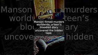 Manson filmed murders worldwide; a teen's bloodied diary uncovered the hidden tape. | The... #shorts