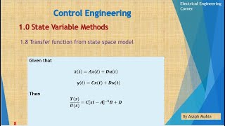 Transfer Function from State Space Model