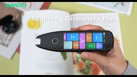 SVANTTO how to use the Bluetooth and left-hand mode function？IDS100 Pen Scanner