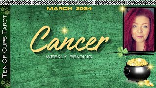 Cancer Tarot - You're Making Moves Toward Ultimate Happiness!| March 2024 Zodiac Tarot Reading