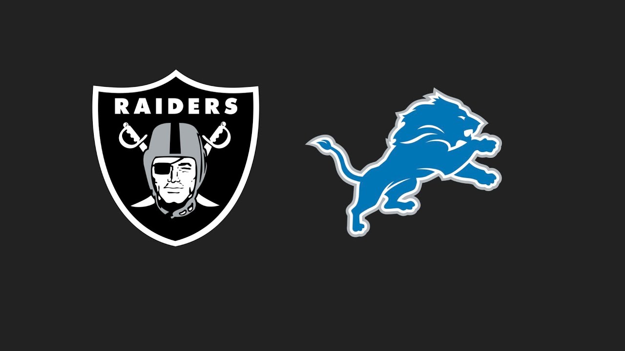 Raiders vs. Lions MNF Week 8: Picks, predictions Sunday's NFL games -  Silver And Black Pride