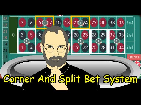 Corner And Split Bet System. No Loss. Roulette Winning Tricks.