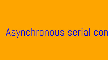 What is asynchronous communication | information about asynchronous serial communication