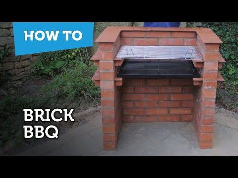 Video: DIY brick grill