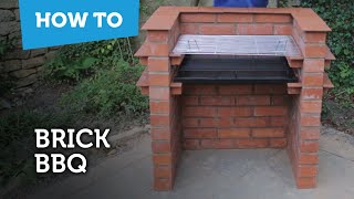 Building & DIY expert Craig Phillips shows you how to build your own brick barbecue. Using a barbecue tray and grill set, 