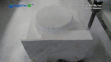 EVA Foam CNC Router Machining Lost Foam Mold | CNC Routing Foam Demo