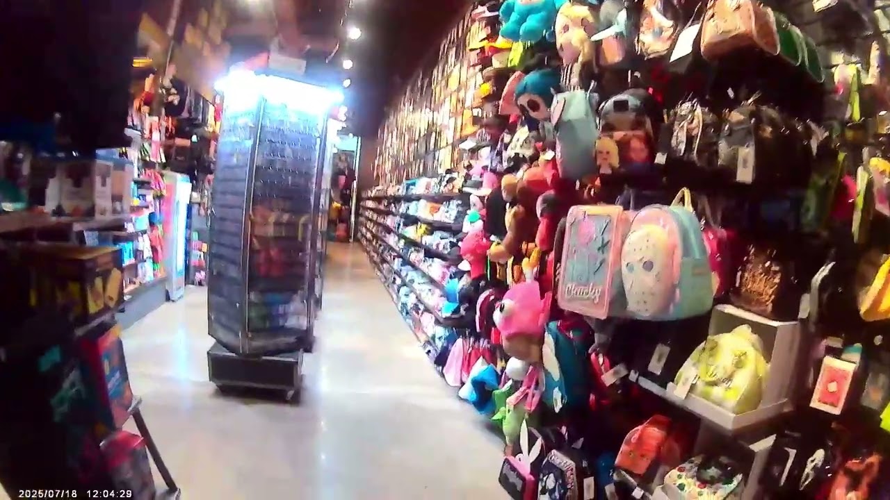 A walk through Spencer gifts in the Asheville mall 