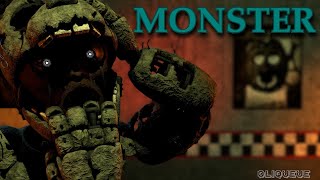 [SFM/FNaF] Monster  @skilletband (COVER) | Full Animation 'Springtrap Nightmare' part 2