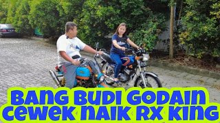 godain cewek naik yamaha RX KING tahun 1983