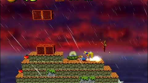 Crash Bandicoot: Back In TIme Turtle Cliff 100% (level made by Avocadokado)