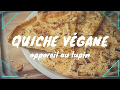 quiche-végane,-appareil-au-lupin