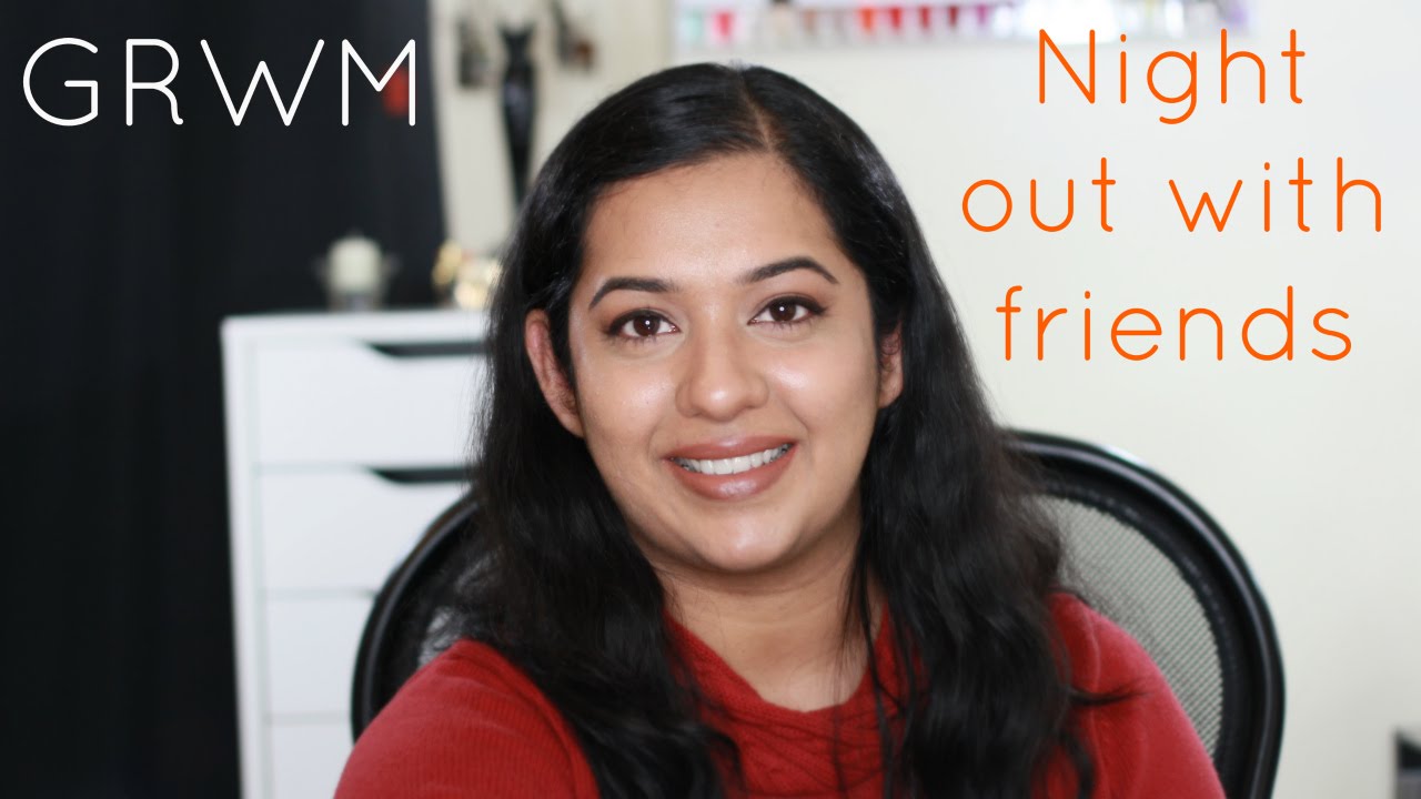 GRWM - Night out with friends (using IT cosmetics Naturally pretty palette) | Beautylashes19 - YouTube