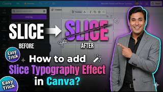 Canva Text Effects: How to Slice Text in Canva?