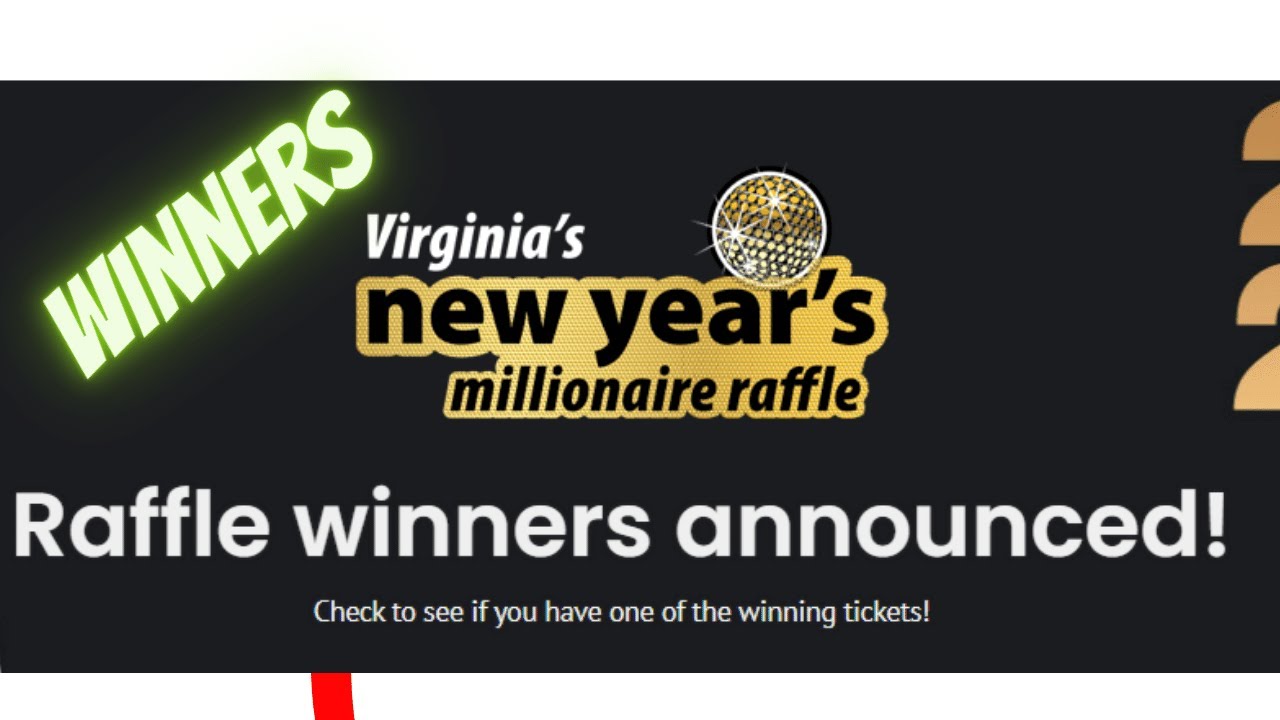 Winning numbers Virginia’s New Year’s Millionaire Raffle 4 worth 1