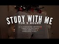 5 Hours Study With Me 🎄 | 50/10 Pomodoro Timer | Cozy Christmas Fireplace Ambience + Cats 🐱