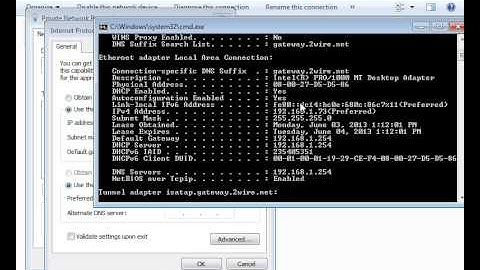 CTS1133C Configure IP Settings