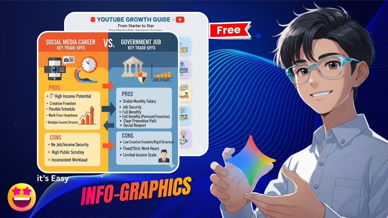 How to Create Infographics FREE with Gemini AI | No Prompt Writing ...