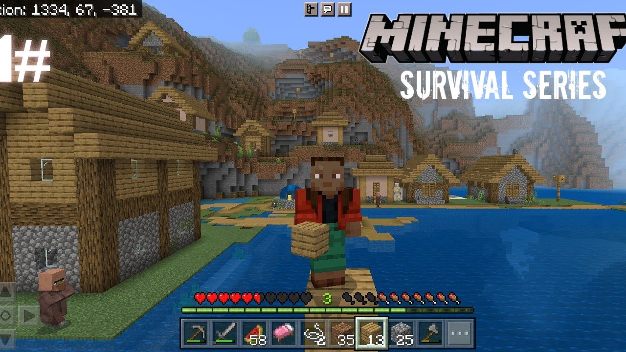 i found village in first episode -Minecraft Survival series #1 (HINDI ...