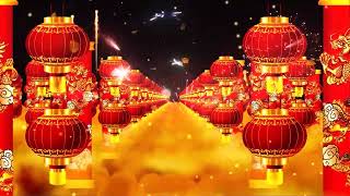 Lantern dragon post Spring Festival video background screenshot 5