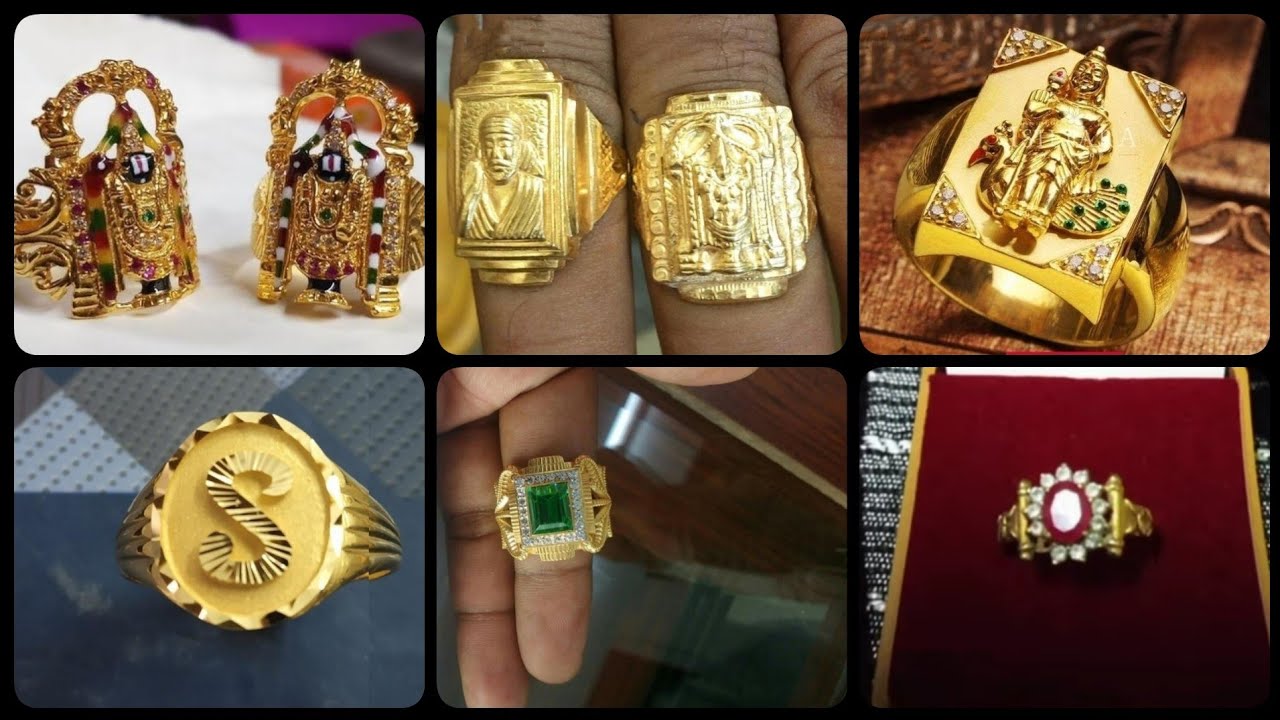 Buy Gold Rings for Men by Reliance Jewels Online | Ajio.com