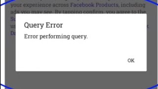 Fix query error facebook friend request Problem Solve | Query error facebook marketplace
