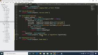 how to make login form in django|django create login page|django login form tutorial in hindi