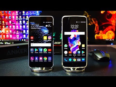 OnePlus 5 VS Huawei P10 Plus - Speed Test