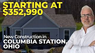 New Construction Tour | 55+ Community Near Cleveland Ohio (Del Webb Meadow Model)