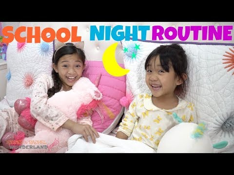 SCHOOL NIGHT ROUTINE