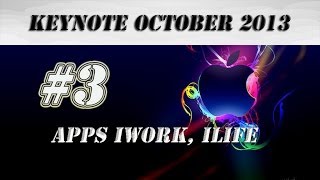 Apple Keynote October 2013 Apps iWork, iLife [HD]