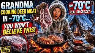 Grandma Cooking Deer Meat in -70°C… You Won’t Believe This!