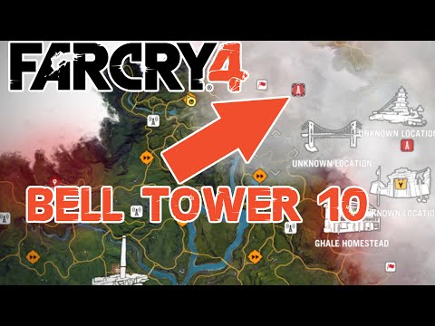 Bell Tower 10 - Cliff running and sneaking up the inside Northern South Kyrat - Far Cry 4