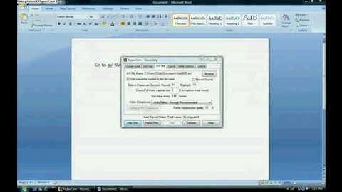 How To Save A Hypercam 2 Video