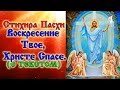 Стихира праздника Пасхи Христовой Воскресение Твое Христе Спасе аудио молитва с текстом и иконами