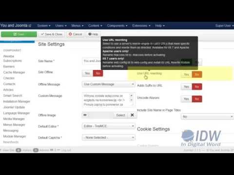 Seo in Joomla 3.x - Optimization URL in Joomla 3.x  - part 2