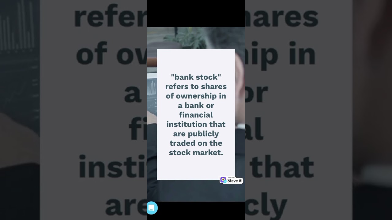 What is Bank Stock ?