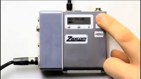 Zaxcom Digital Wireless Instruction Video - Stereo Mode - Video 3 of 9