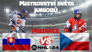MS JUNIORŮ JE TU!! → Československý hokejový souboj 🏒 |NHL24|